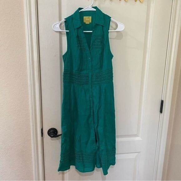 NWOT Anthropologie Buttoned Down Dress‎ - Picture 1 of 9